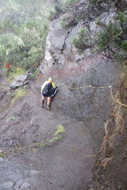 Le cirque de mafate, monté du col du Taibit